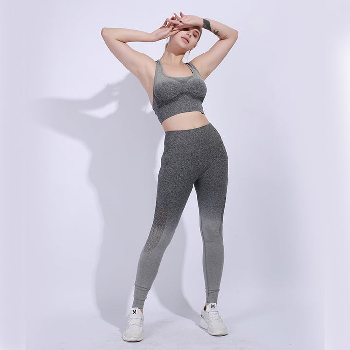 Gradient Tank Top Leggings Set Two Piece Image 1