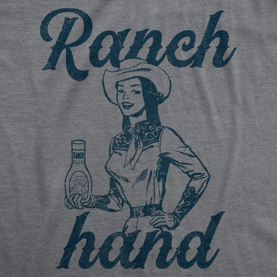 Mens Ranch Hand T Shirt Funny Farm Rancher Dressing Joke Tee For Guys Image 2