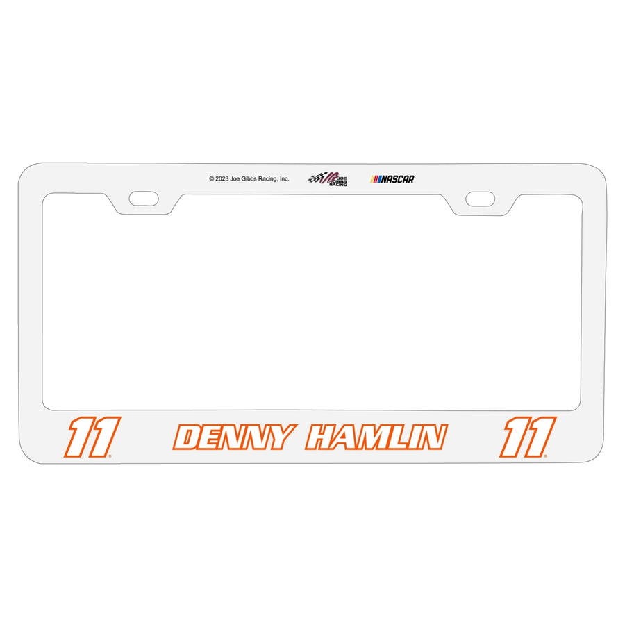 11 Denny Hamlin Officially Licensed Metal License Plate Frame Image 1