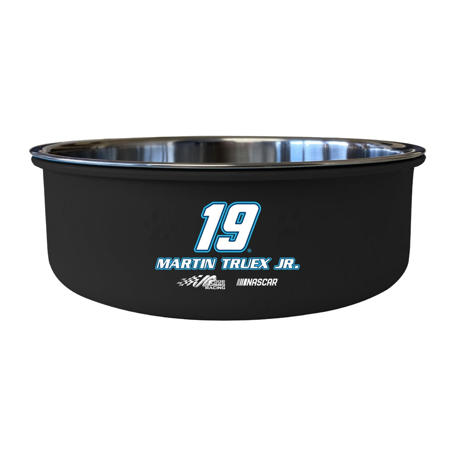 #19 Martin Truex Jr. Officially Licensed 5x2.25 Pet Bowl Image 1