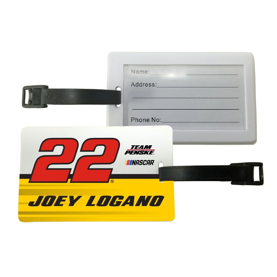 #22 Joey Logano Officially Licensed Luggage Tag Image 1