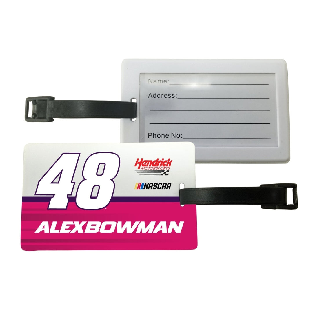 48 Alex Bowman Officially Licensed Luggage Tag Image 1