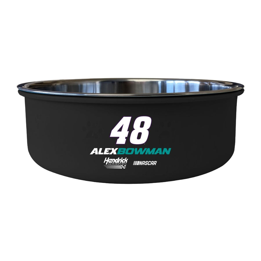 48 Alex Bowman Officially Licensed 5x2.25 Pet Bowl Image 1