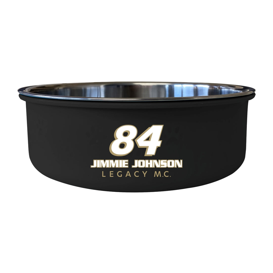 84 Jimmie Johnson Officially Licensed 5x2.25 Pet Bowl Image 1