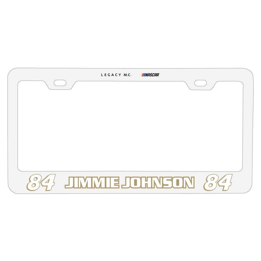 84 Jimmie Johnson Officially Licensed Metal License Plate Frame Image 1