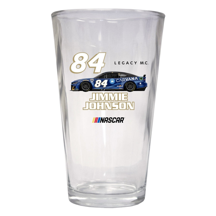 84 Jimmie Johnson Pint Glass Image 1