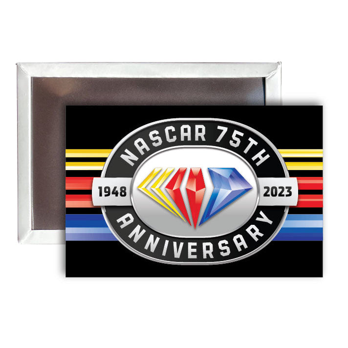 NASCAR 75 Year Anniversary Officially Licensed 2x3-Inch Fridge Magnet Image 1