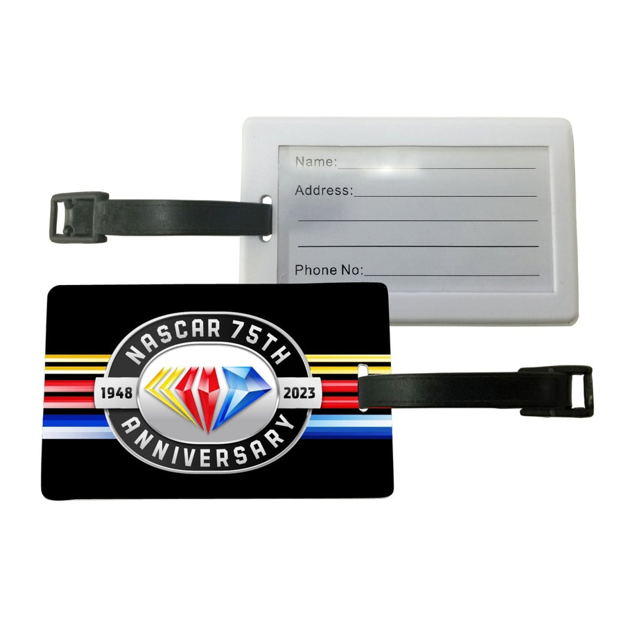 NASCAR 75 Year Anniversary Officially Licensed Luggage Tag Image 1