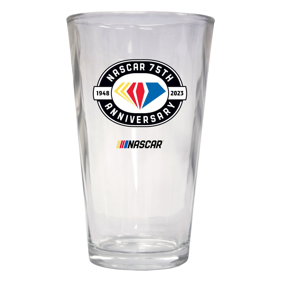 NASCAR 75 Year Anniversary Pint Glass Image 1