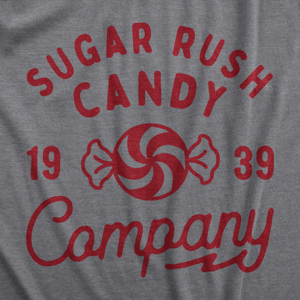Youth Sugar Rush Candy Company T Shirt Funny Cute Sweet Treat Tee For Kids Image 2