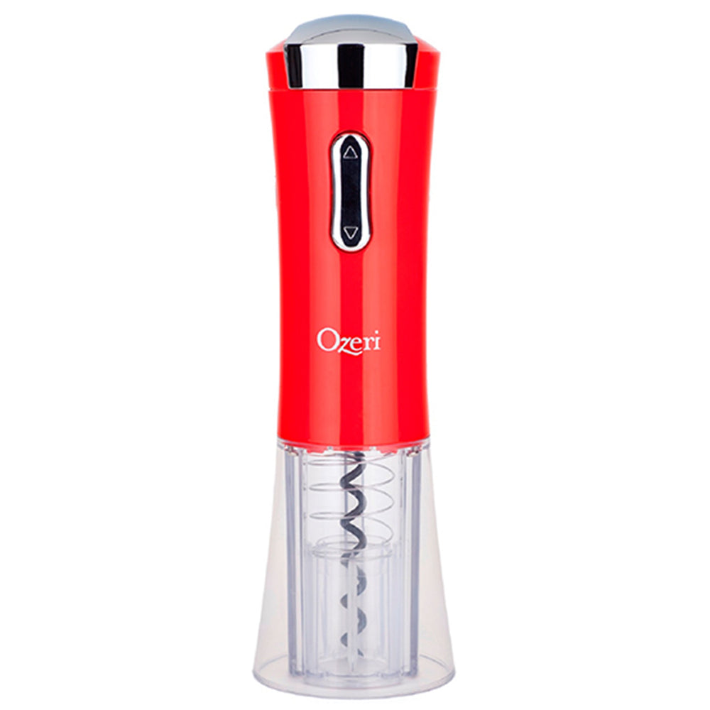 Ozeri Nouveaux Electric Wine Opener Cordless Foil Cutter Fast Rechargeable 40 Bottles Image 2