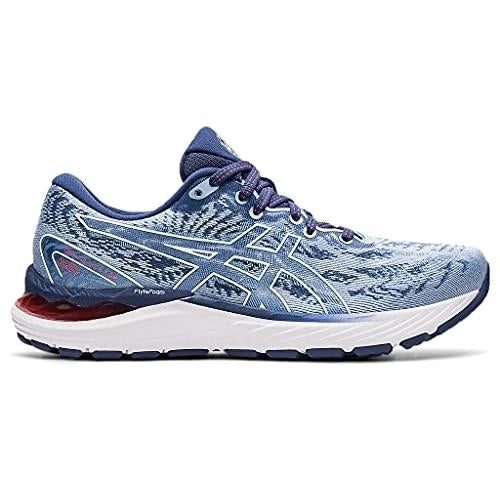 ASICS Womens Gel-Cumulus 23 MK Running Shoes Mist/White - 1012A888-417 Medium MIST/WHITE Image 1