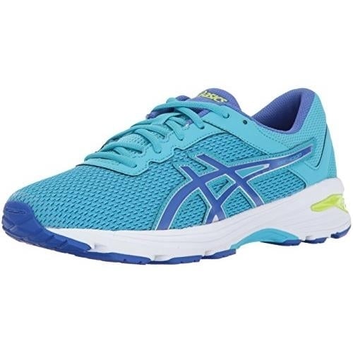 ASICS Kids GT-1000 6 GS Running Shoes Aquarium/Blue Purple/Lime - C740N.3948 AQUARIUM/BLUE PURPLE/LIME Image 1