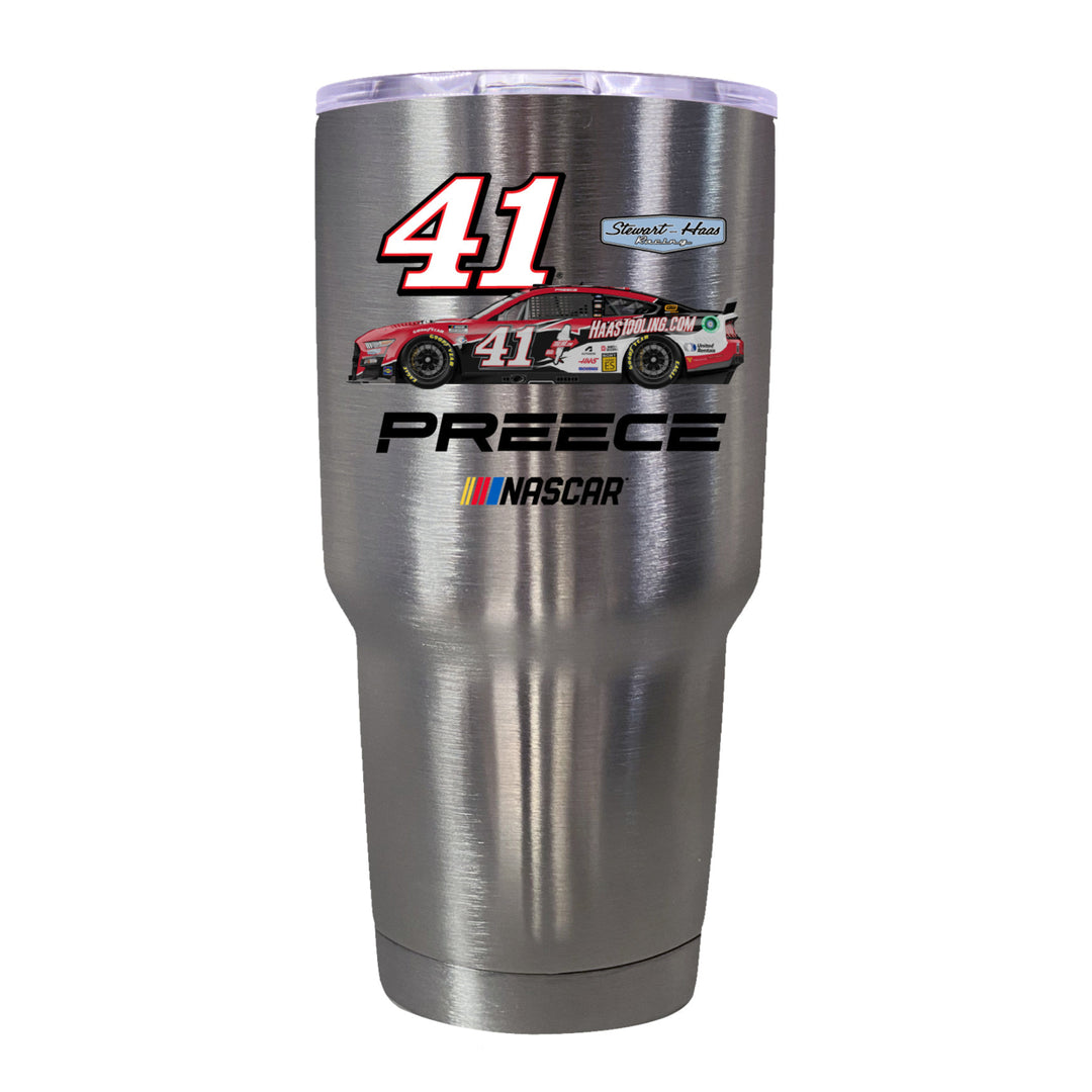41 Ryan Preece Officially Licensed 24oz Stainless Steel Tumbler Image 1