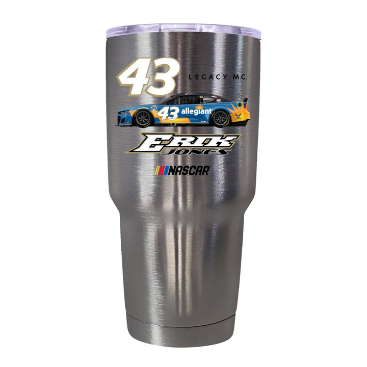 43 Erik Jones Officially Licensed 24oz Stainless Steel Tumbler Image 1