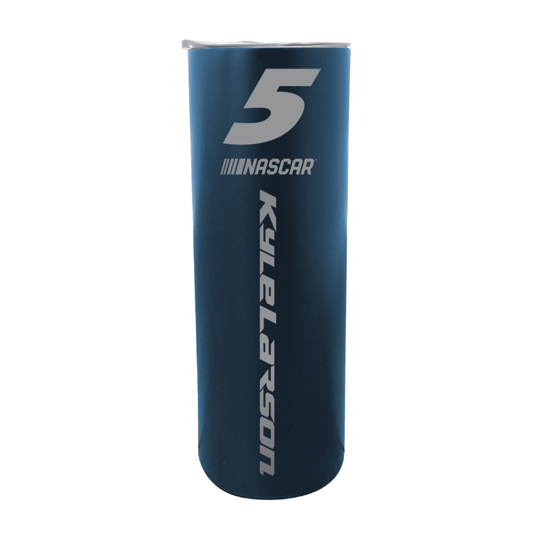 5 Kyle Larson Officially Licensed 20oz Insulated Stainless Steel Skinny Tumbler Image 2