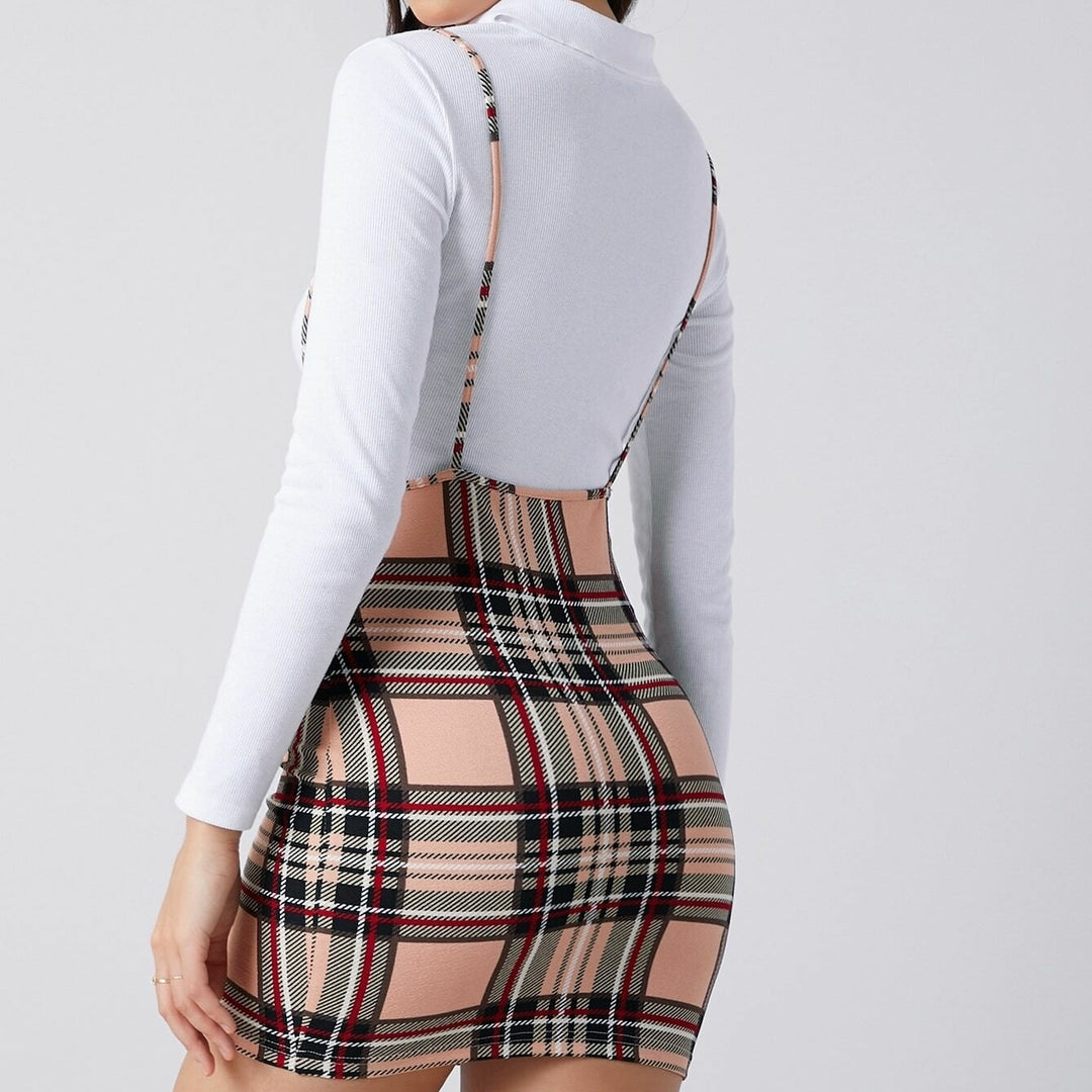 Tartan Plaid Suspender Dress Without Tee Image 2