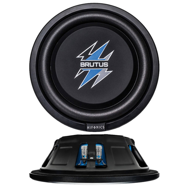 Hifonics Brutus BXS12D4 12 Inch Dual 4 Ohm Shallow Mount Subwoofer 500W Bass Image 1