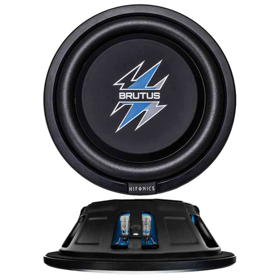 Hifonics Brutus BXS12D4 12 Inch Dual 4 Ohm Shallow Mount Subwoofer 500W Bass Image 1