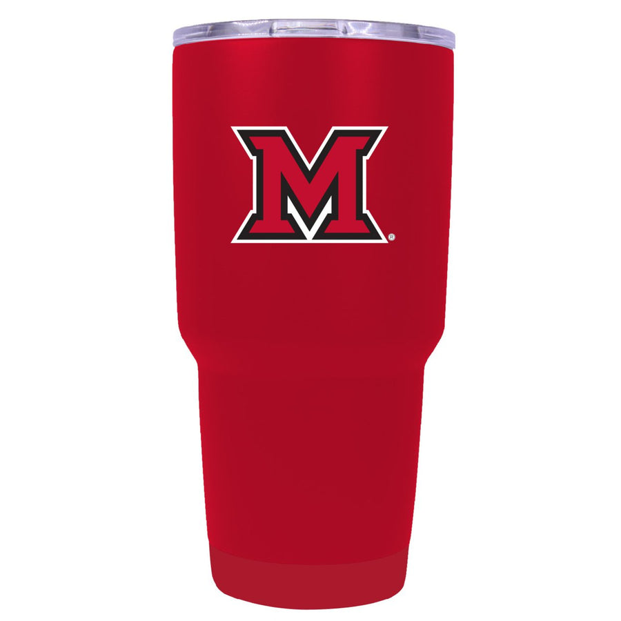 Miami University of Ohio Mascot Logo Tumbler - 24oz Color-Choice Insulated Stainless Steel Mug Image 1