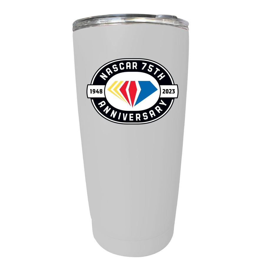 NASCAR 75 Year Anniversary Officially Licensed 16oz Stainless Steel Tumbler Image 1