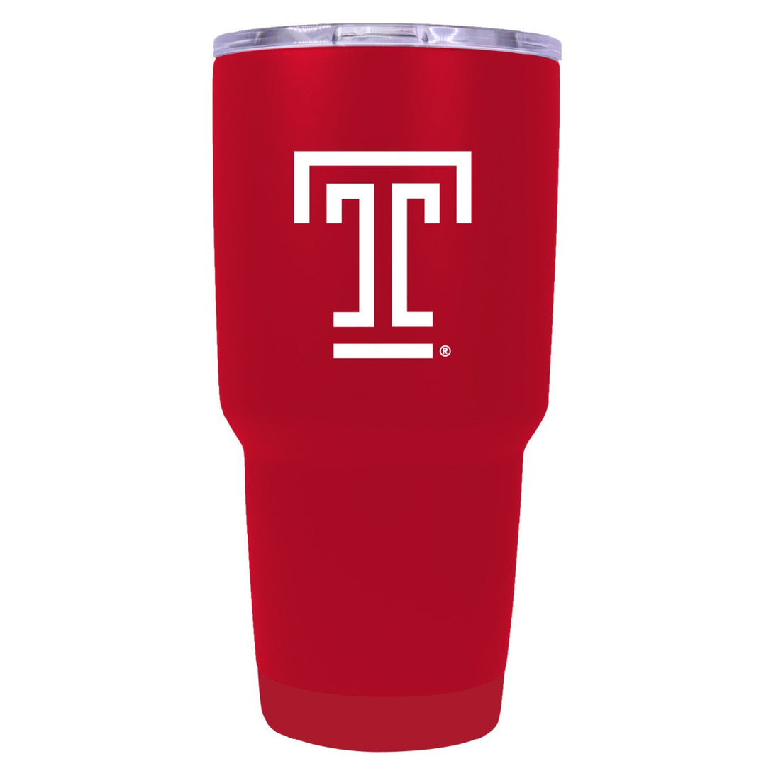 Temple University 24 oz Insulated Stainless Steel Tumbler Red Image 1