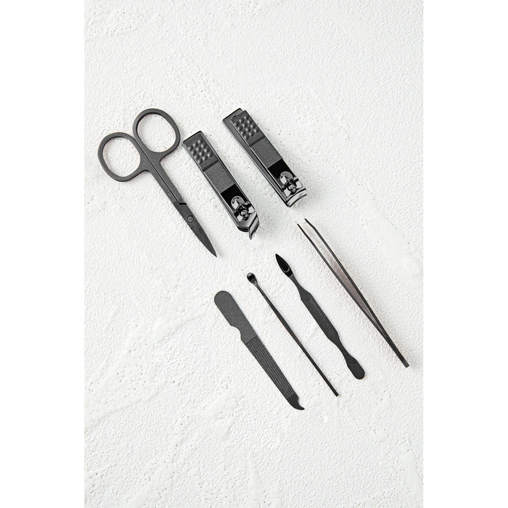 Red 10Pcs Stainless Steel Manicure Set Image 2