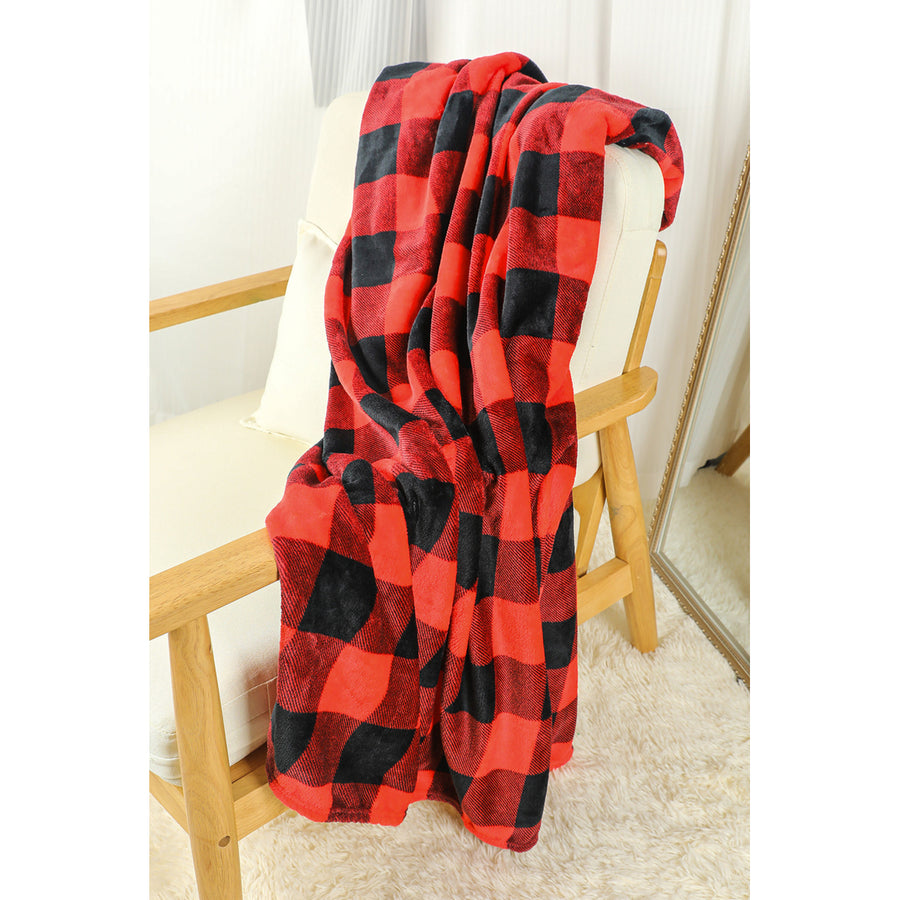 Plaid Fleece Blanket 130150cm Image 1