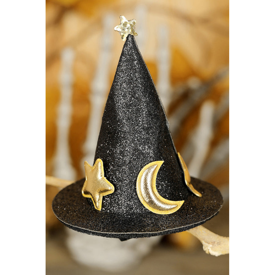 Black halloween hairpin top hat hair accessories Image 1