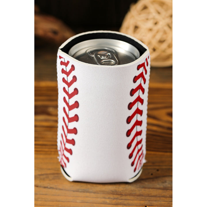 White 330ML Neoprene Softball Cup Cover Image 1