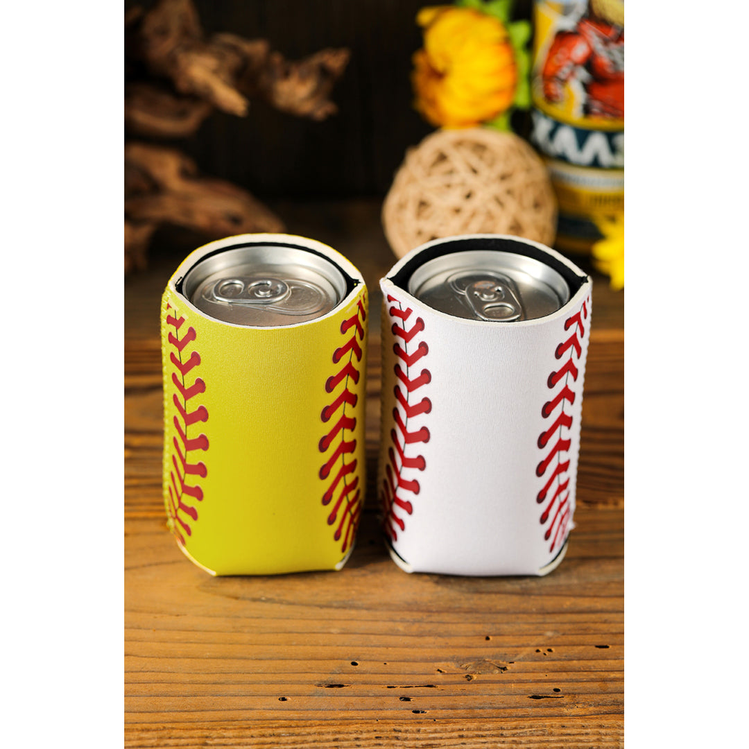 White 330ML Neoprene Softball Cup Cover Image 3