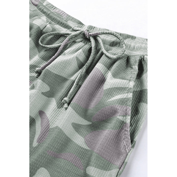 Womens Camo Tie Dye Shorts Image 9