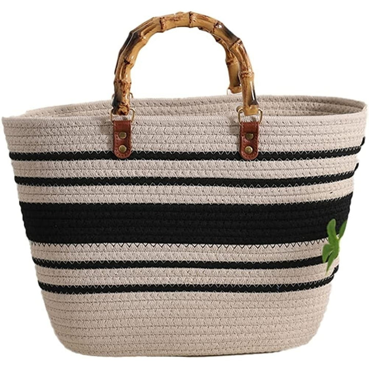 Large Straw Bag Beach Bag Tote Bag Shoulder Bag with Inner Bag Handbag Satchel Crossbody Bag Purses 2023 Image 3