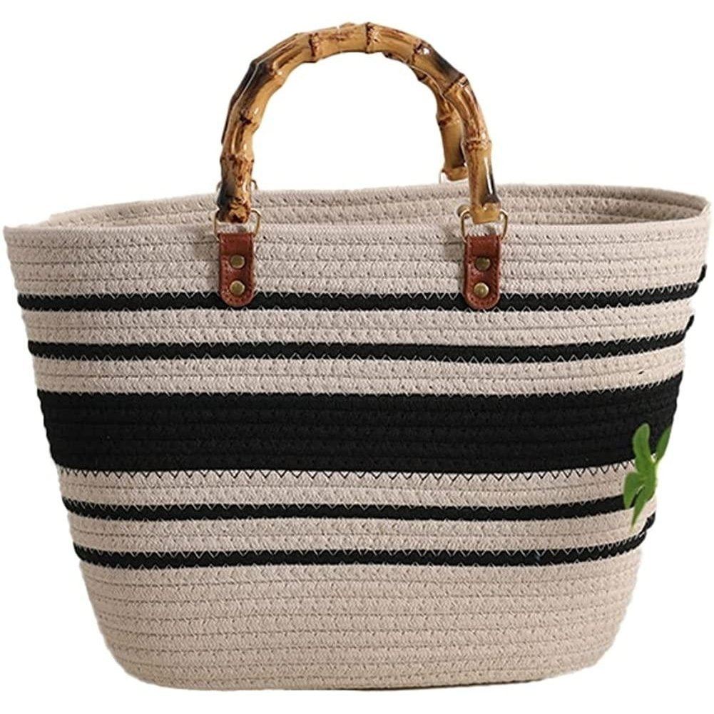 Large Straw Bag Beach Bag Tote Bag Shoulder Bag with Inner Bag Handbag Satchel Crossbody Bag Purses 2023 Image 1