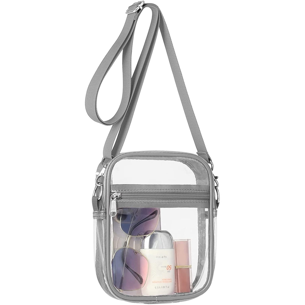 Clear Bag Stadium ApprovedClear Purse with Adjustable Shoulder Strap for Sports Image 2