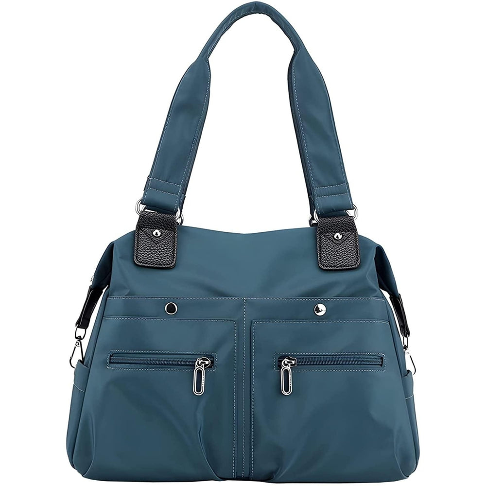 2023 Large Capacity Waterproof Multi Pocket Nylon Shoulder BagWomen Handbags Purses for Shoulder Handbags Travel Bag Image 2