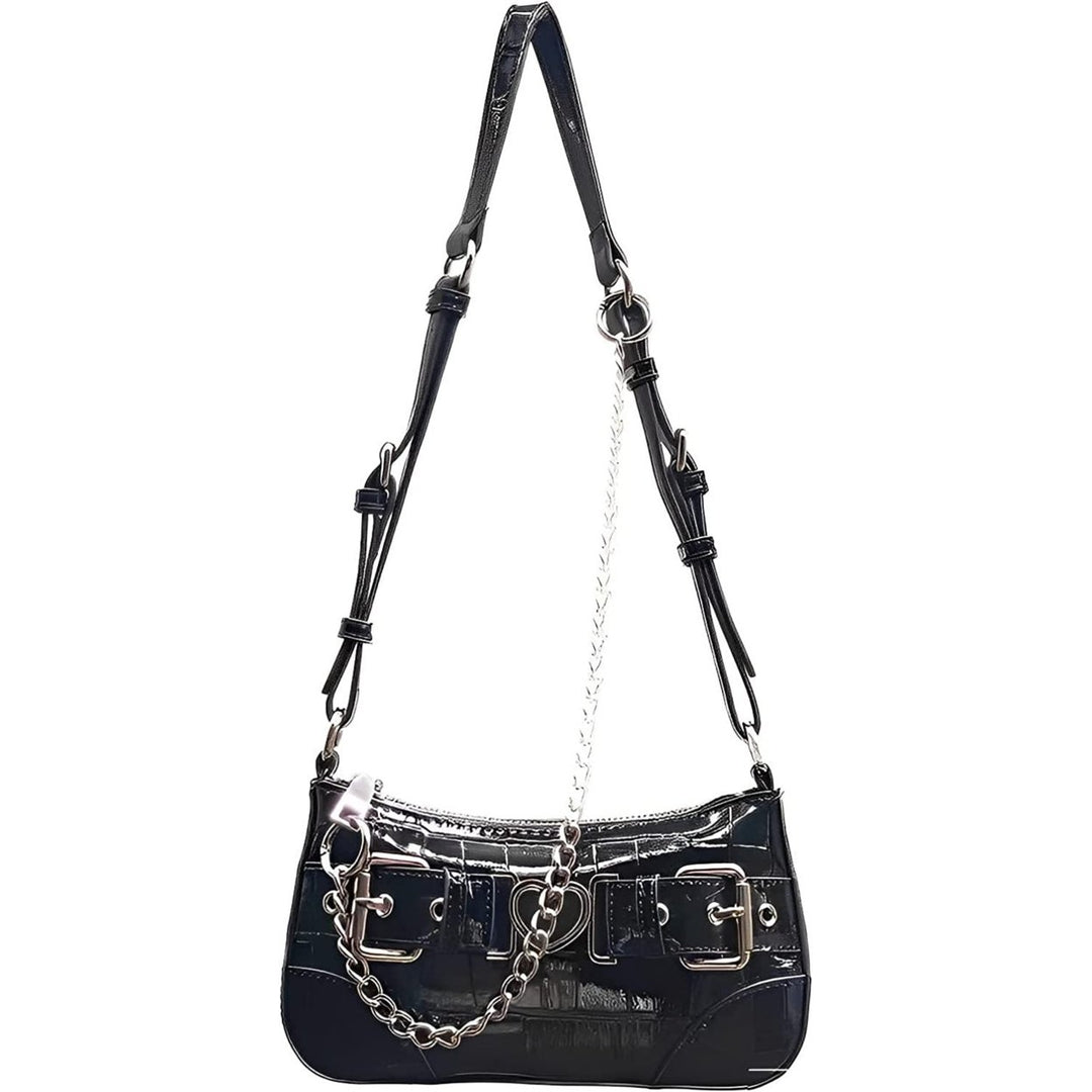 Punk Bag Sourpuss Gothic Tote Purse Y2K Cool Style Trendy Women Shoulder Bags Rock Fashion Girls Handbag Image 7