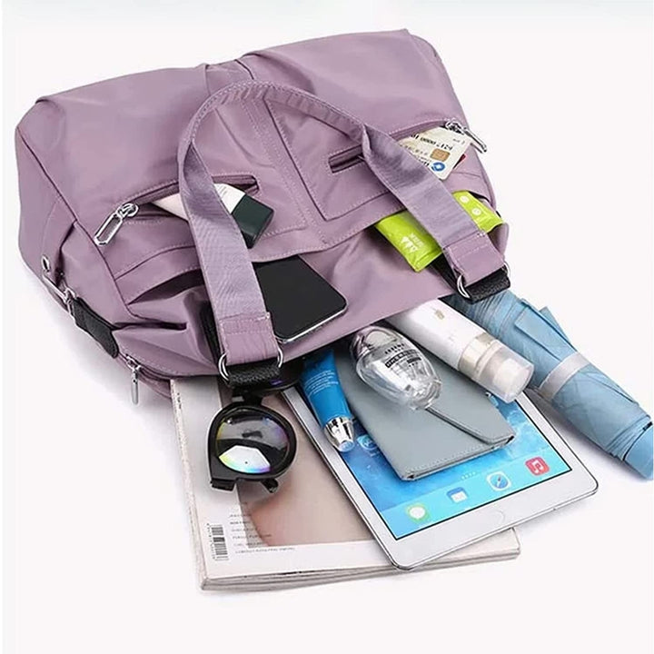 2023 Large Capacity Waterproof Multi Pocket Nylon Shoulder BagWomen Handbags Purses for Shoulder Handbags Travel Bag Image 12