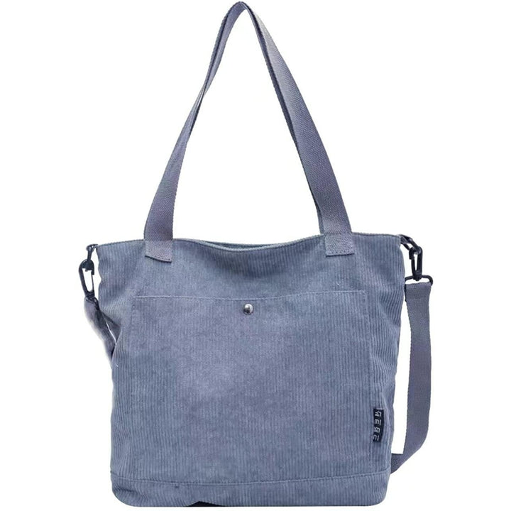 Croduroy Crossbody bagZipper Messenger Tote Bag Shoulder Hobo Bag Work Colledge Shopping Travel Image 7