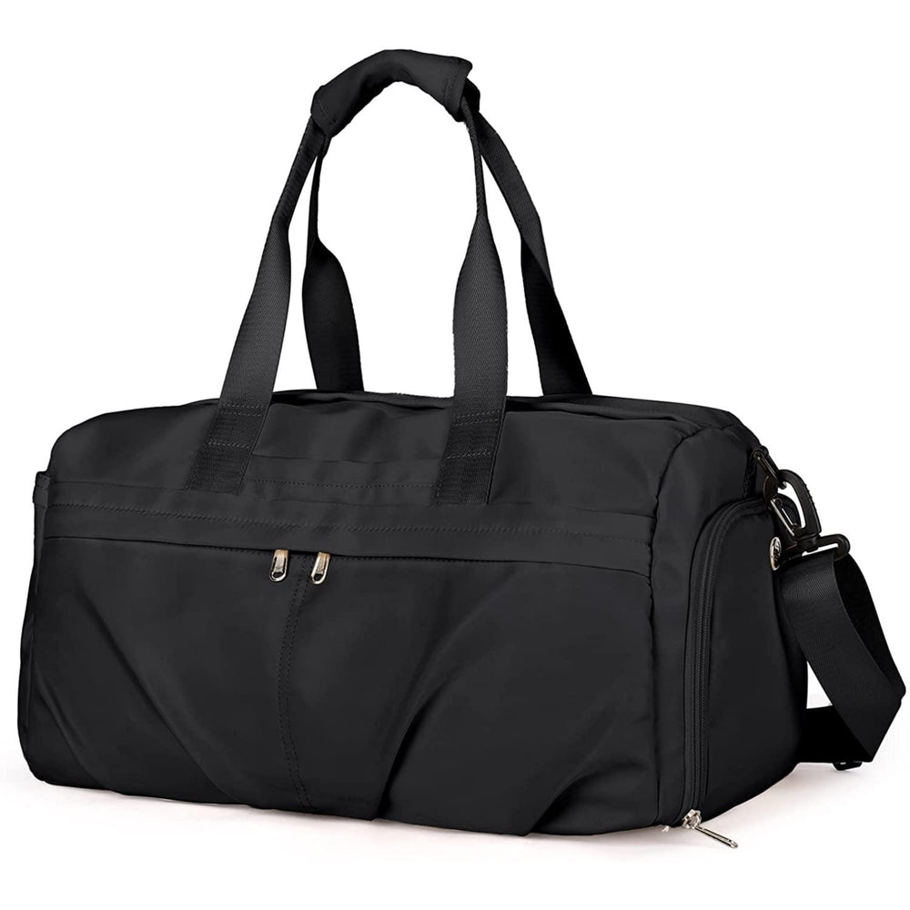 Sport Duffel Bag Gym Bag with Shoes Compartment and Wet Pocket,Travel Duffel Bag for Man and Women Image 2