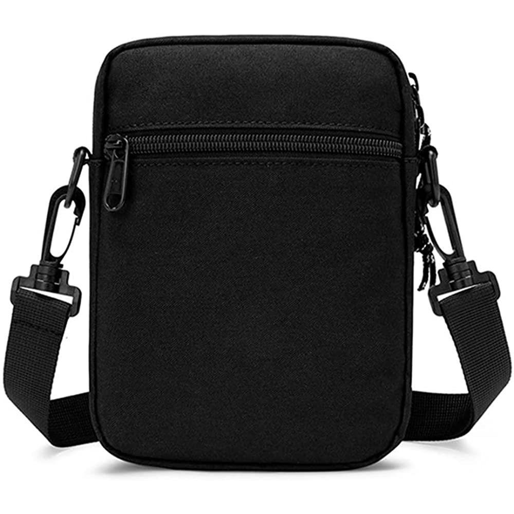 Cell Phone Shoulder Bag Men Crossbody Cell Phone Sling Bags Men Vertical Mobile Phone Crossbody Purse Holster Zipper Image 8