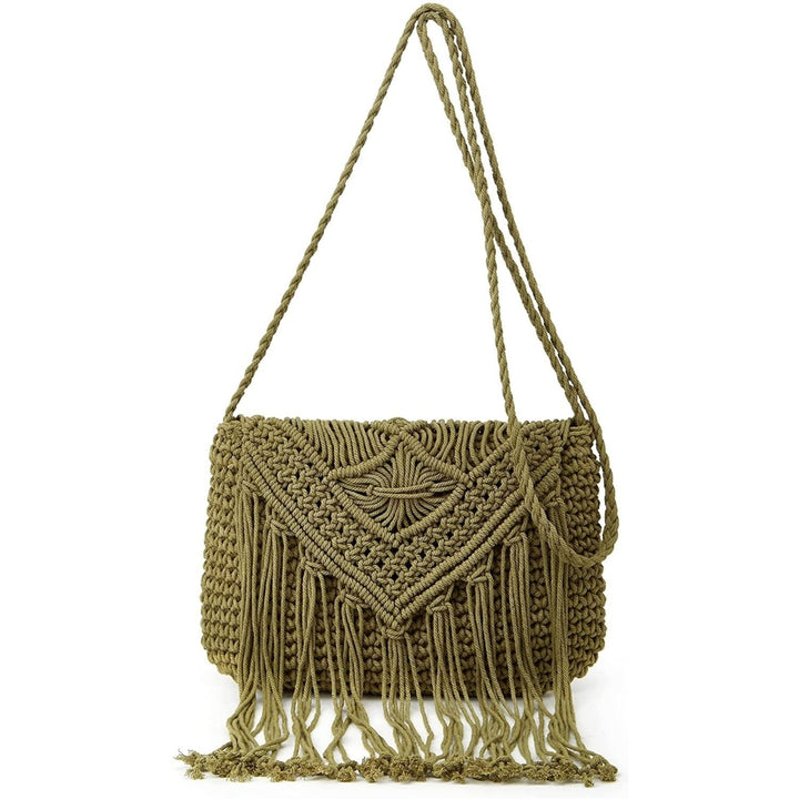 Crossbody Bag for Women Cute Hobo Bag Satchel Bag Summer Bag Knit Bag Beach Bag Purse Tote Handbags for Women 2023 Image 9