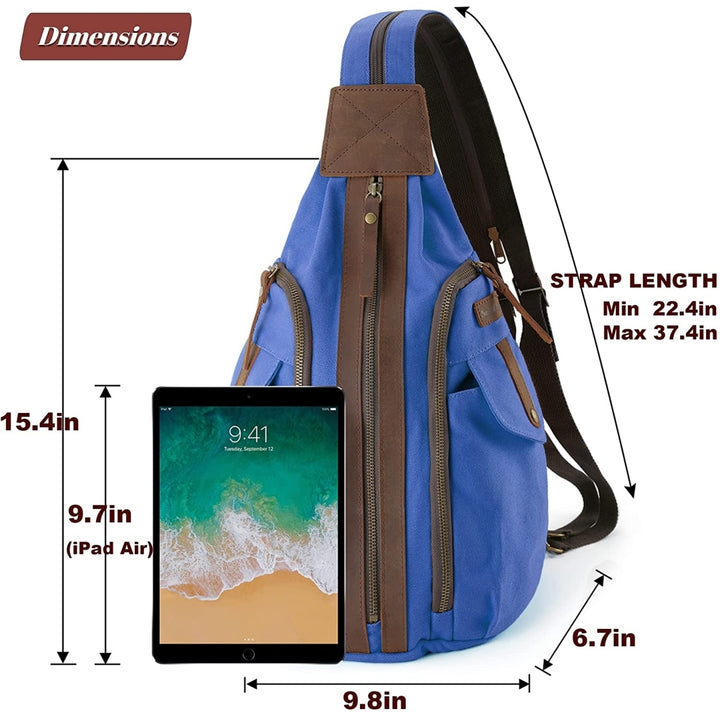 Sling Bag Small Crossbody Backpack for Women Men Casual Image 6