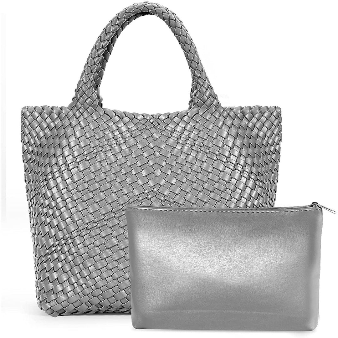 Fashion Woven Tote Bag Large Capacity Image 1