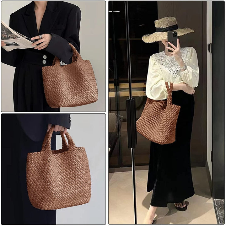 Fashion Woven Tote Bag Large Capacity Image 8