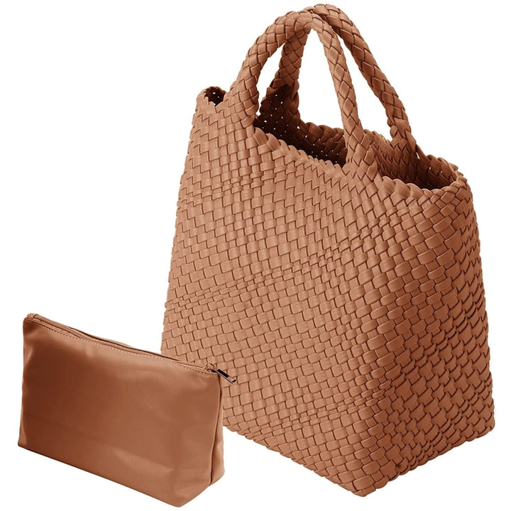 Fashion Woven Tote Bag Large Capacity Image 10