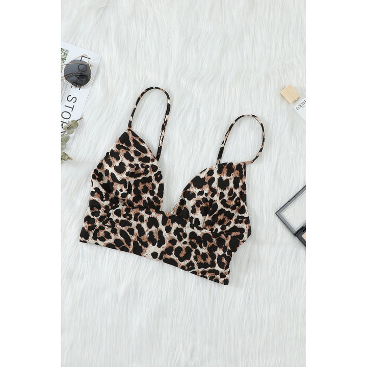 Womens Hear Me Roar Leopard Bralette Image 6