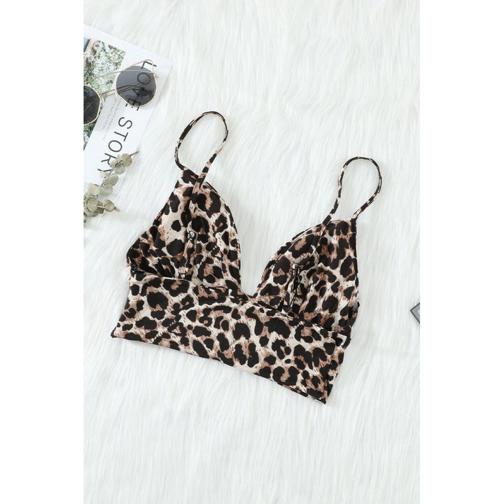 Womens Hear Me Roar Leopard Bralette Image 7