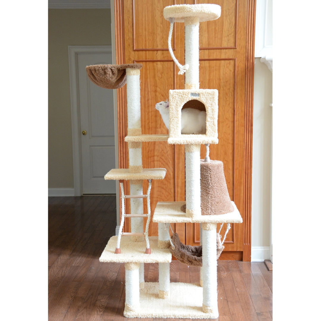 Armarkat Cat Climber Play House78" Real Wood Cat furniture,Jackson Galaxy Approved Image 6