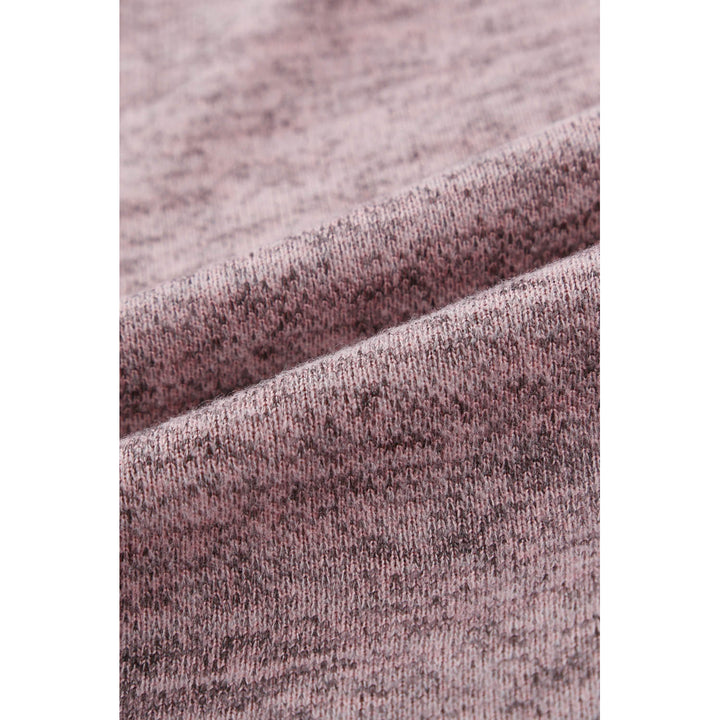 Womens Pink Long Sleeve Drawstring Button Loungewear Image 6